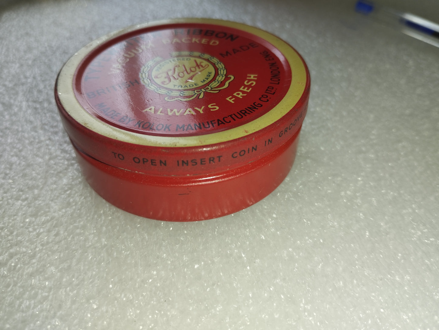 Kolok Typing Ribbon
For Olivetti 13 mm Black/Fixed Red
Made in England