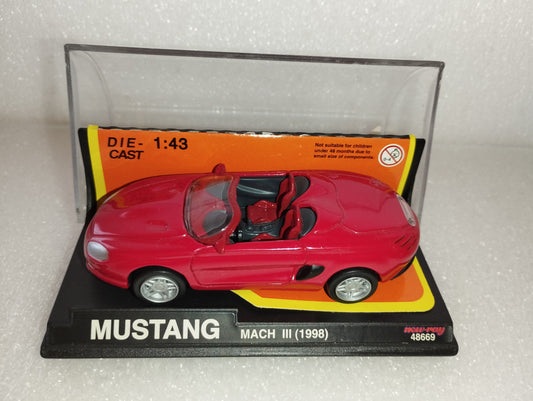 Ford Mustang Mach III 1998 model car, 1:43 scale
Produced by New Ray