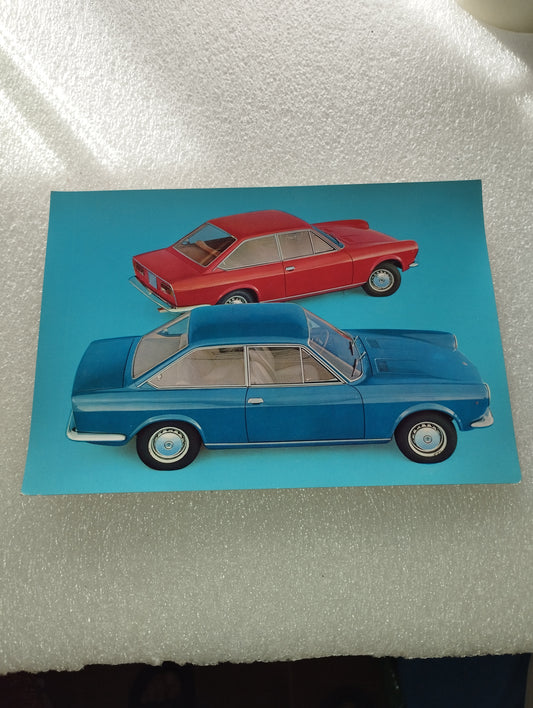 Fiat 124 Sport Coupé
Vintage advertising postcard