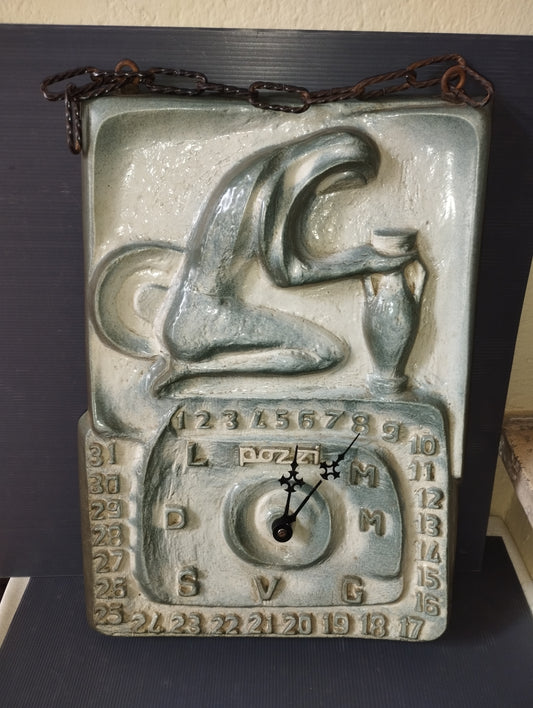 Rare ceramic perpetual calendar
Ceramiche Pozzi advertising
60's