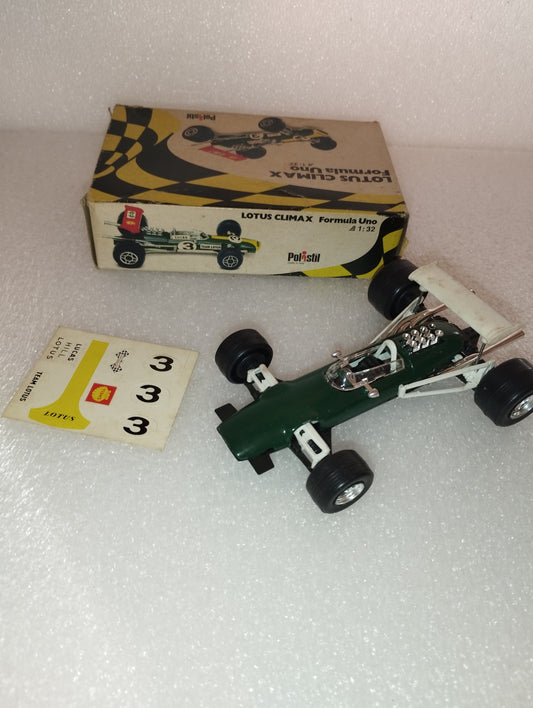 Modellino Lotus Climax F.1 Polistil
Scala 1:32
Made in Italy