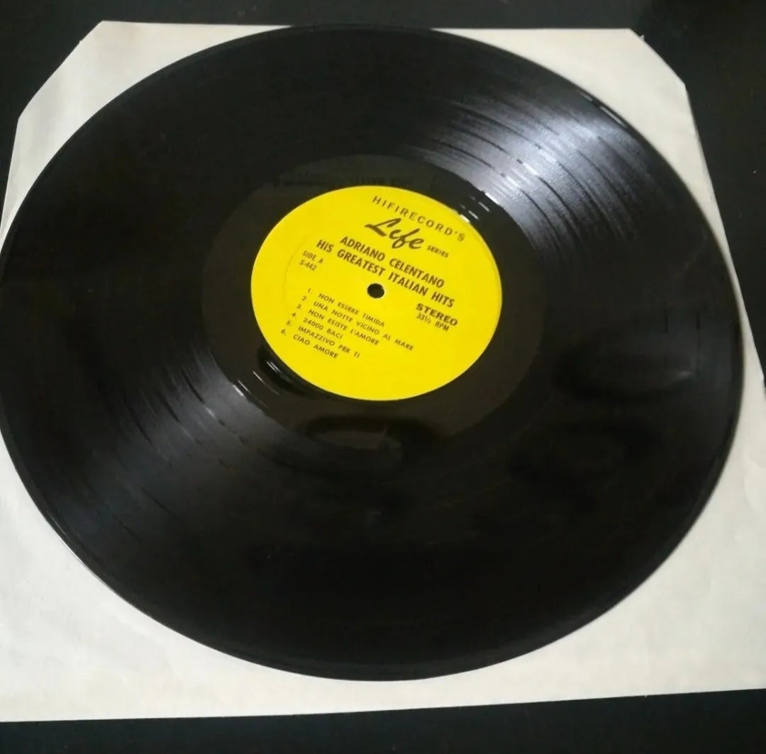 Lp 33 giri "Adriano Celentano His Greatest Italian Hits"