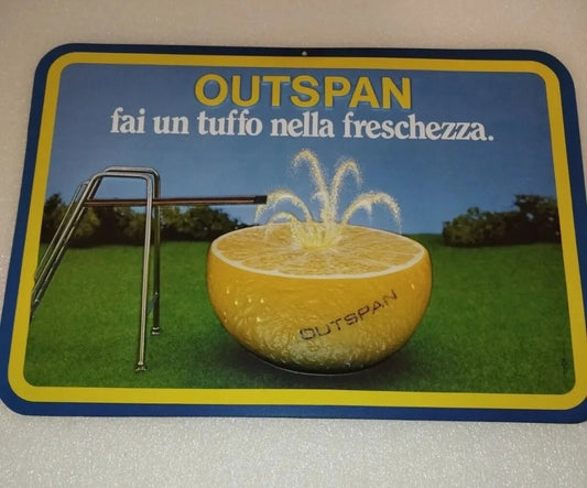 Insegna Outspan fai un tuffo nella freschezza
In Plastica flessibile
Made in Italy