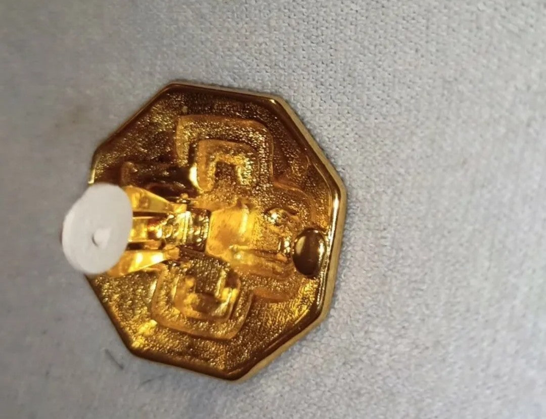 Orecchini vintage con clip Cacharel