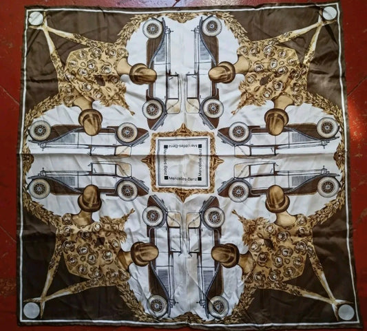 Foulard vintage Mercedes Benz
