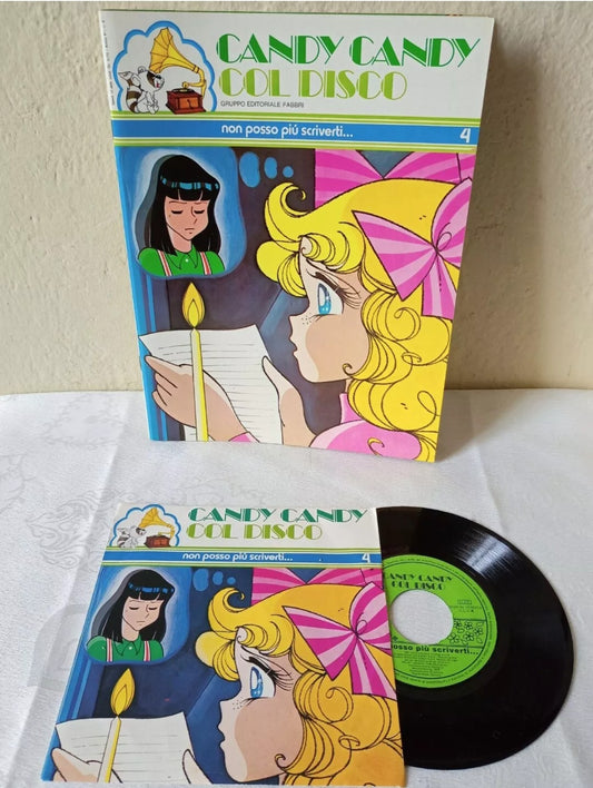 Candy Candy col disco "Non posso più scriverti..." n. 4 1^edizione 1981