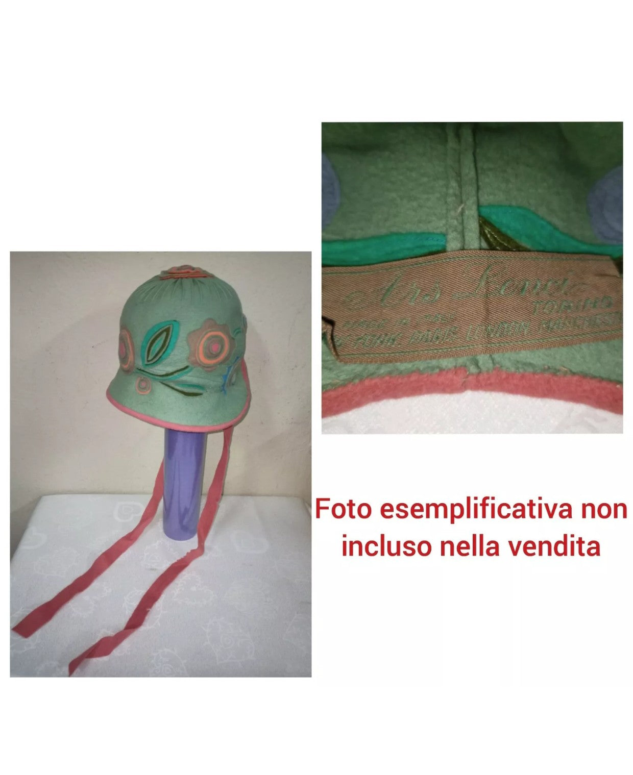 Lenci vestito in panno bambina originale anni 40, LEGGI BENE DESCRIZIONE