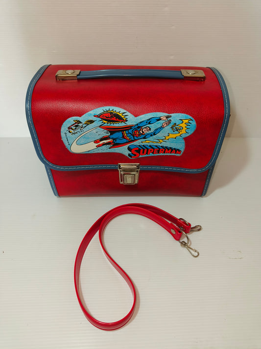 Panierino cestino d'epoca Superman, Dc Comics