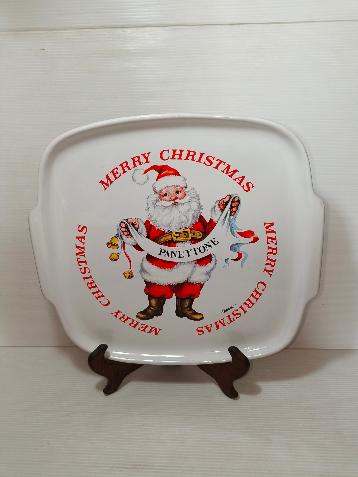 Piatto Natale Cermac vintage