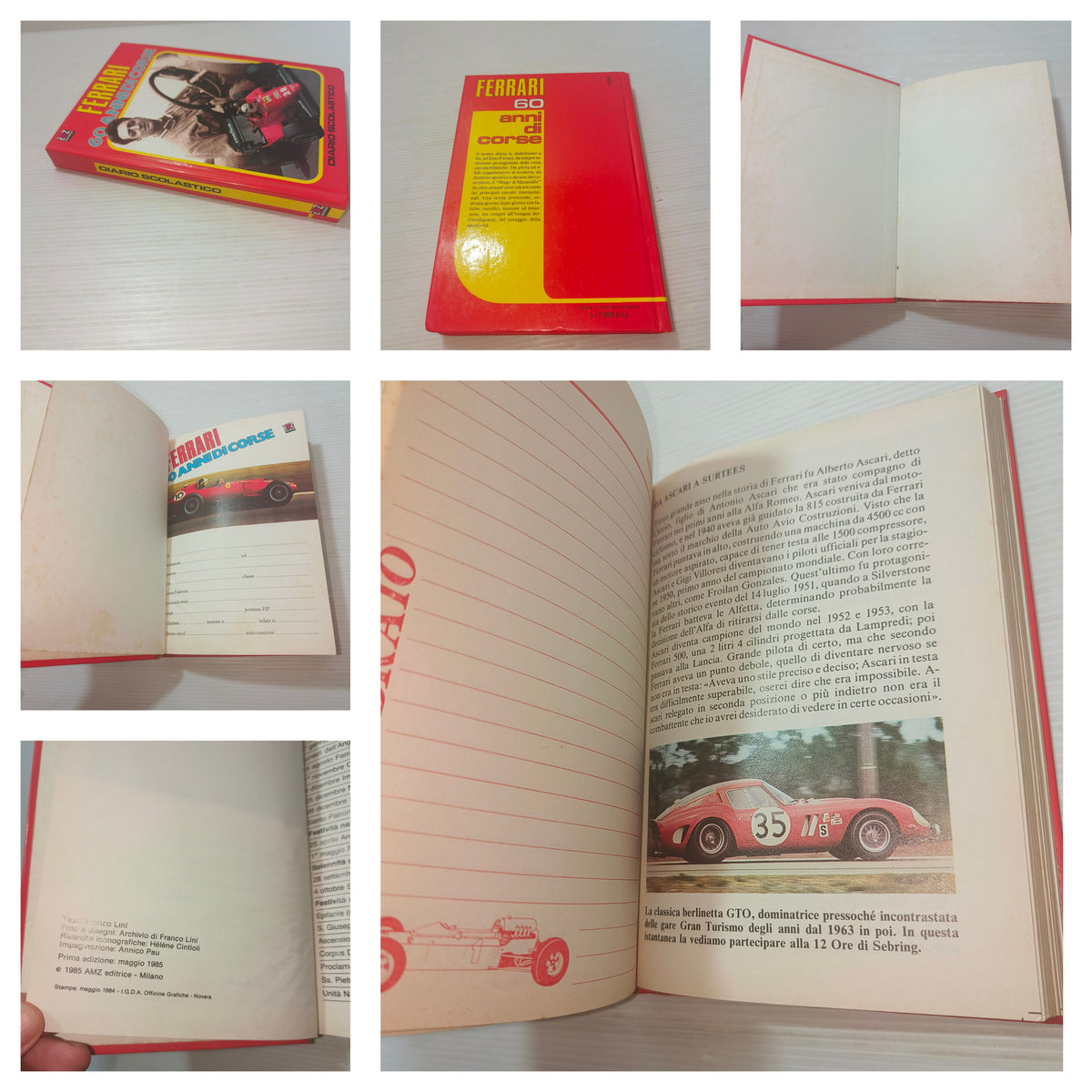 Diario Ferrari 60 Anni Di Corse, AMZ anni 80