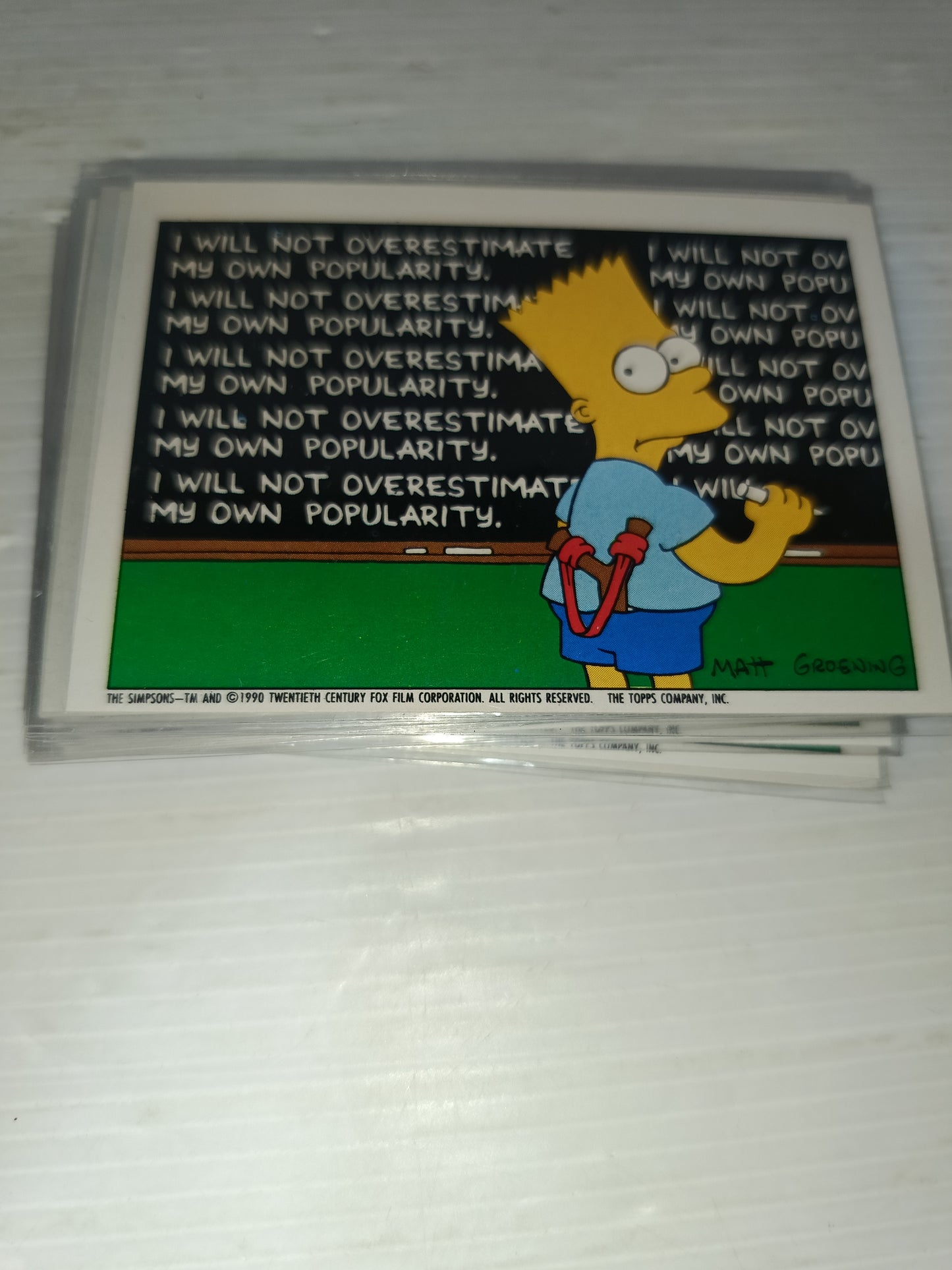 The Simpson Collezione 22 Card Toops
Anno 1990
Rare