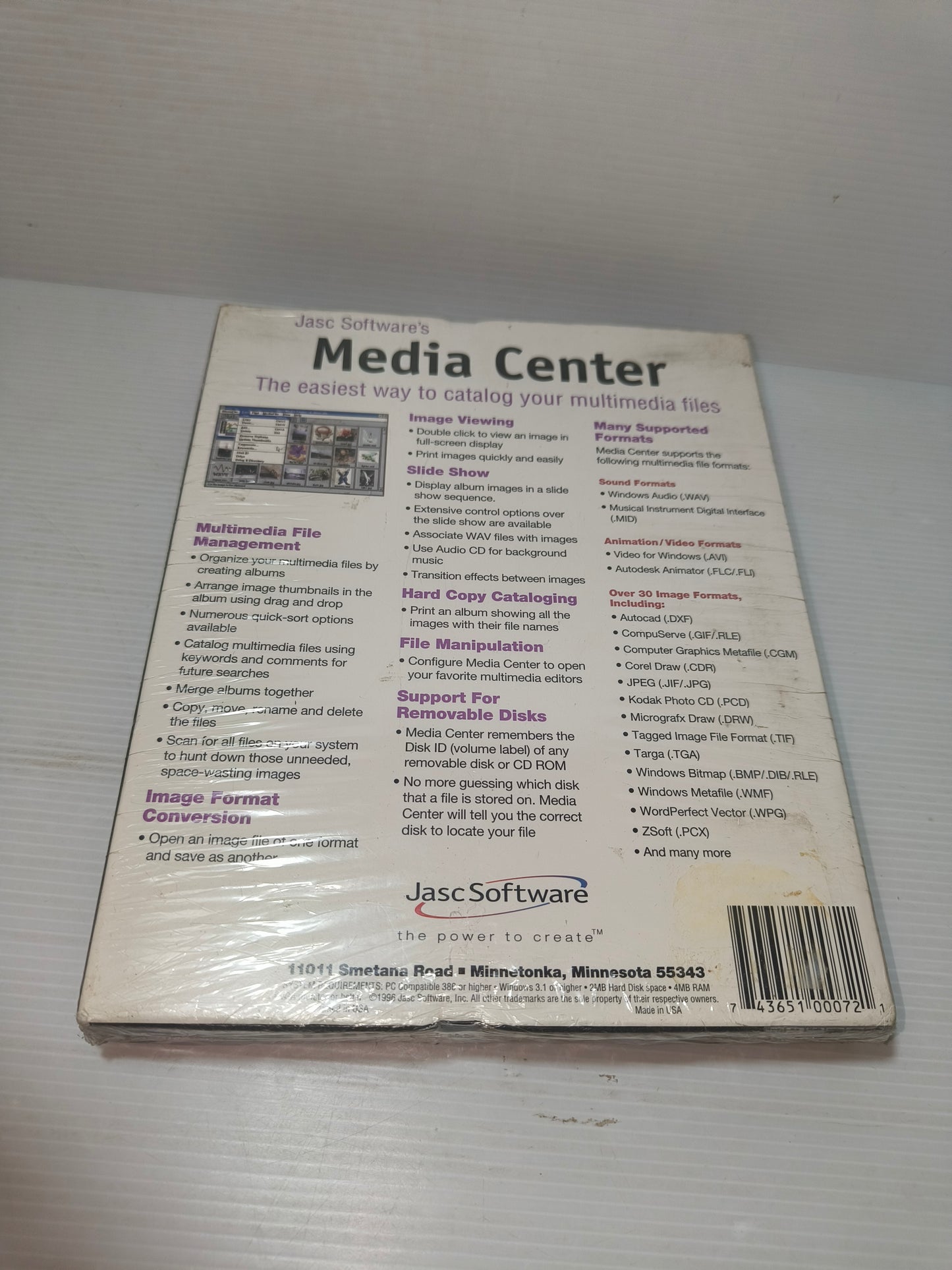 Software Media Center Versione 2, Anni 90
