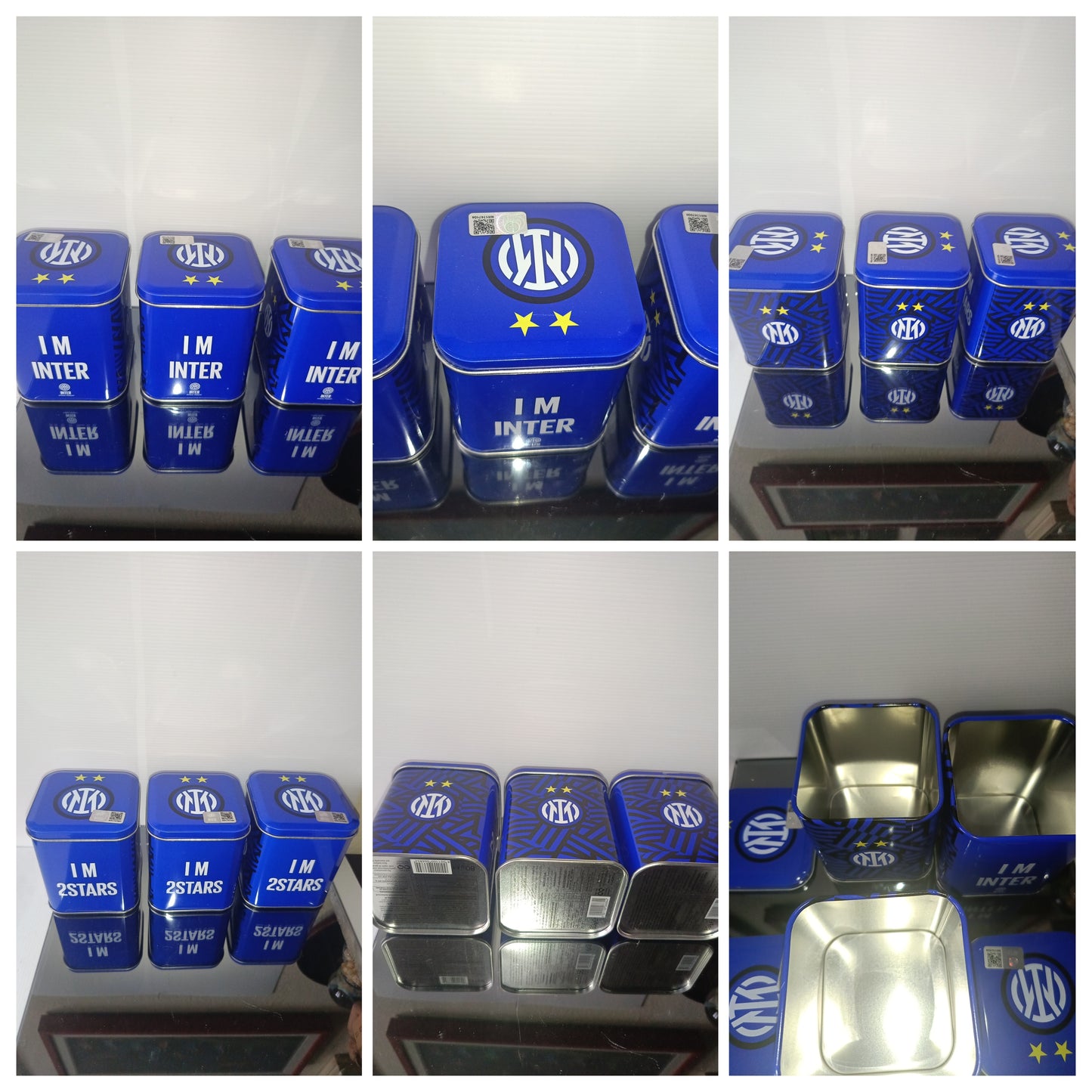 Inter 3 scatole in latta Official Product
