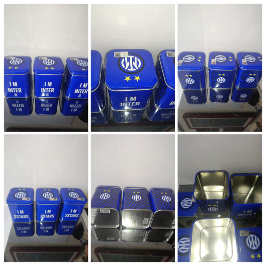 Inter 3 scatole in latta Official Product