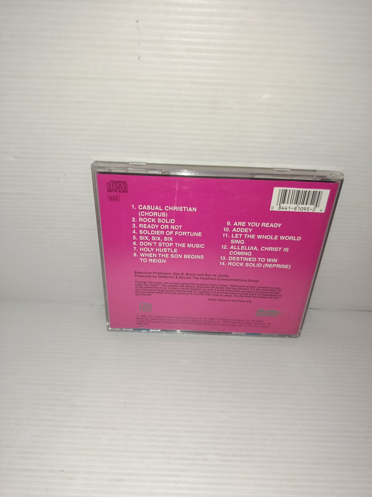Rock Solid Absolutely Live De Garmo & Key CD