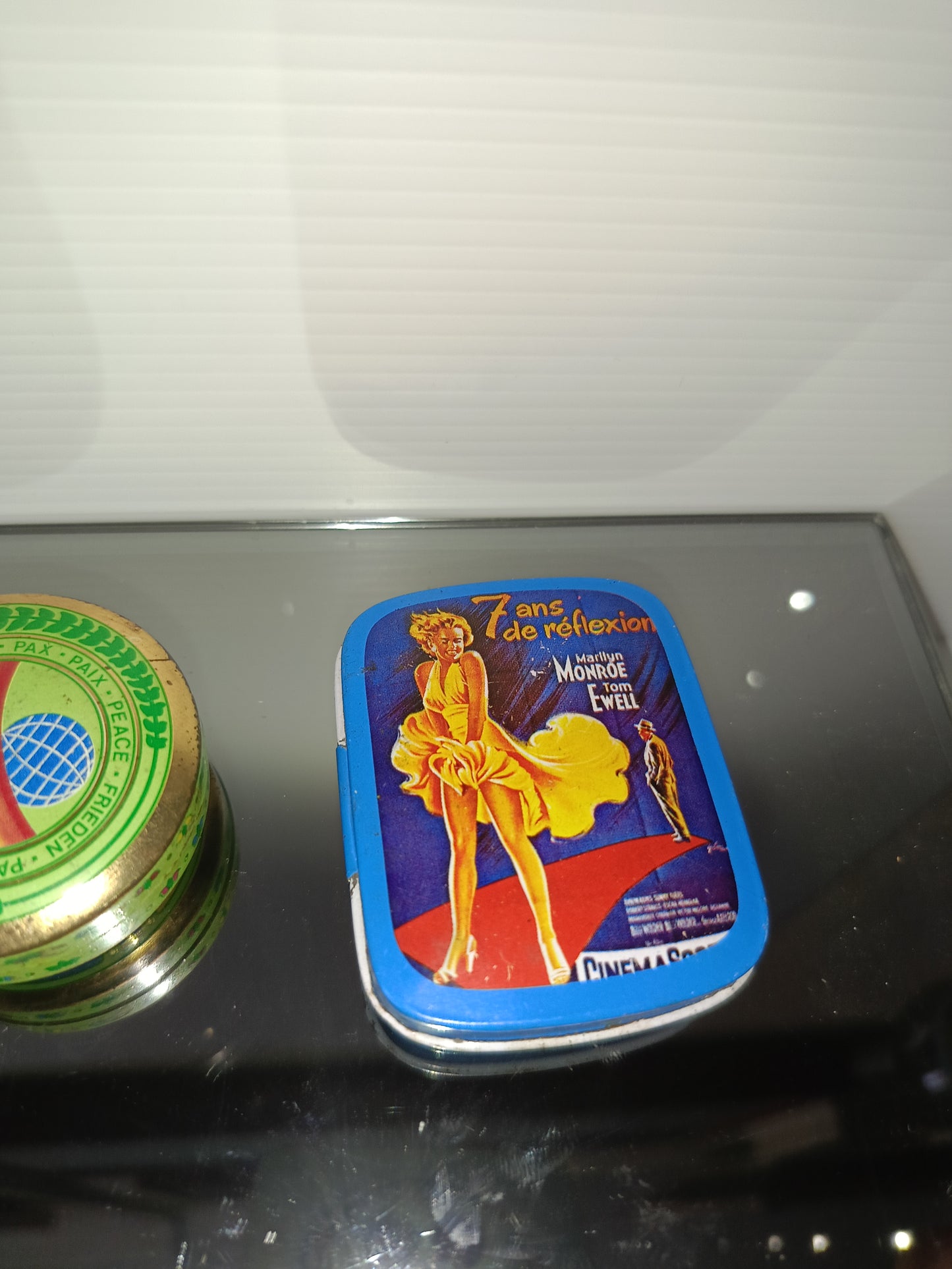 4 Scatolina Caramelle In Latta Vintage