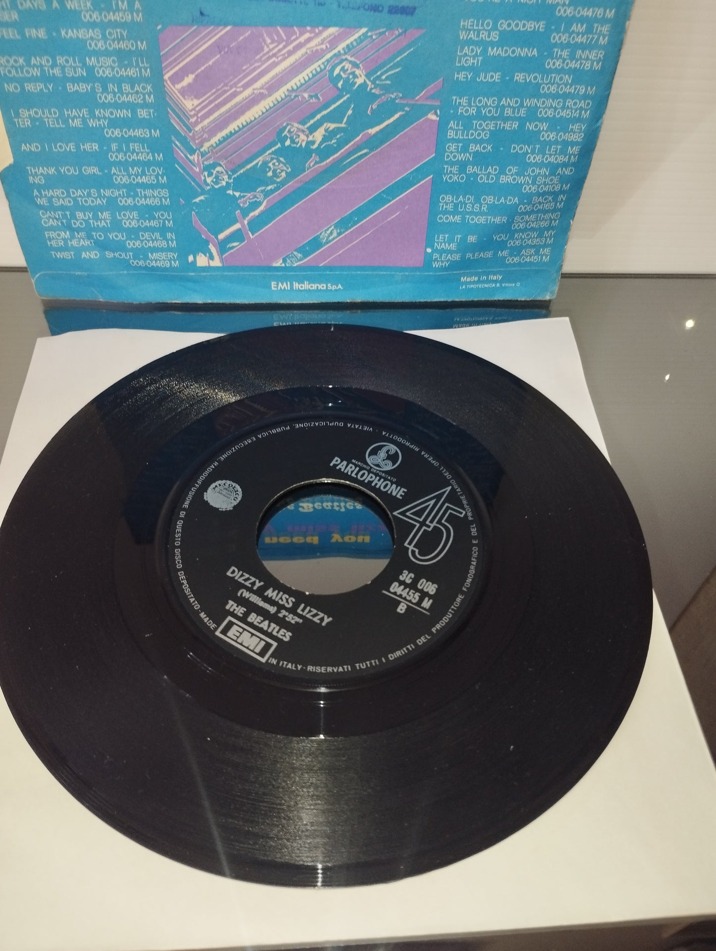 I Need You/Dizzy Miss Lizzy The Beatles 45 Giri Parlophone EMI Cod .3C 006-04455