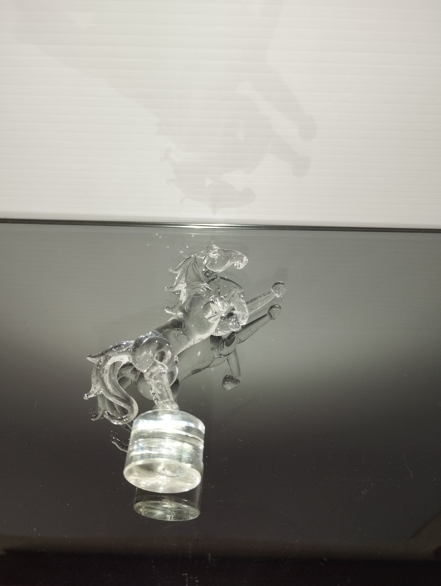 Piccola Scultura In Vetro Raffigurante Cavallo