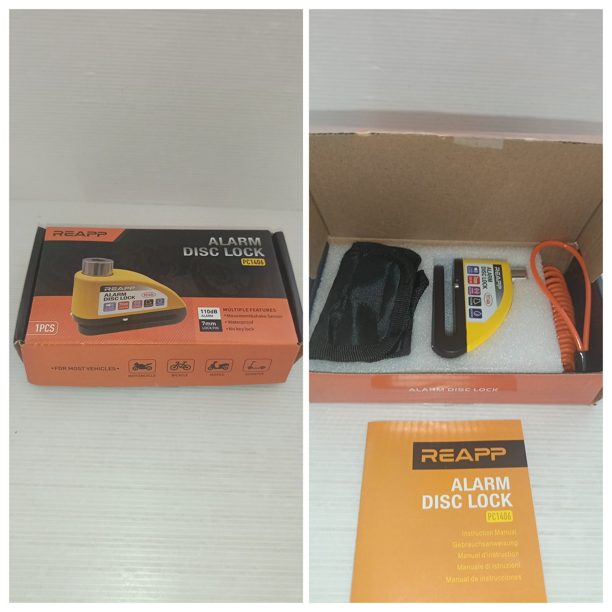 Alarm Disc Locker Reapp
