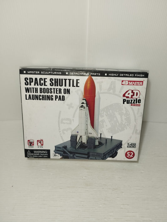 Space Shuttle With Booster on Launching pad Puzzle 4D Master 1:450