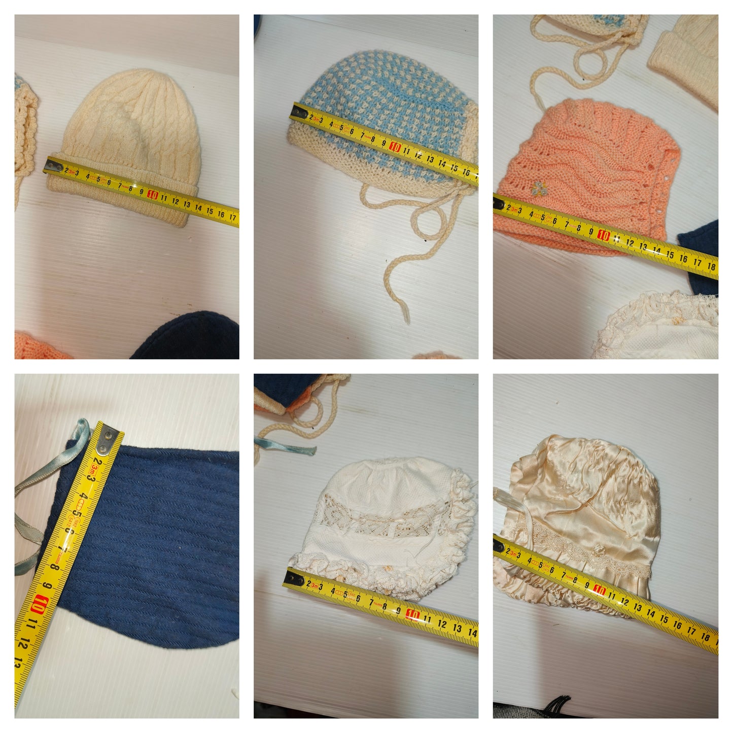 Cappellini e cuffie per bambole vintage