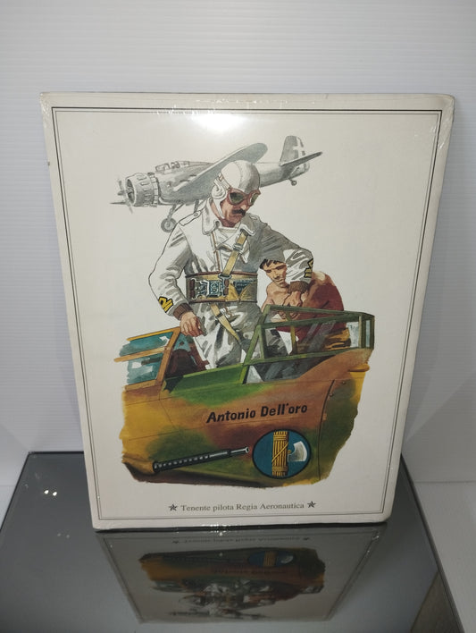 Tenente pilota Regia Aeronautica Stampa Originale Fine Anni 70