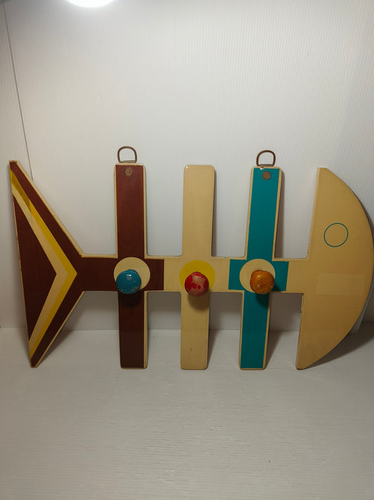 Appendiabiti da parete anni 70 DA RESTAURARE, LEGGI