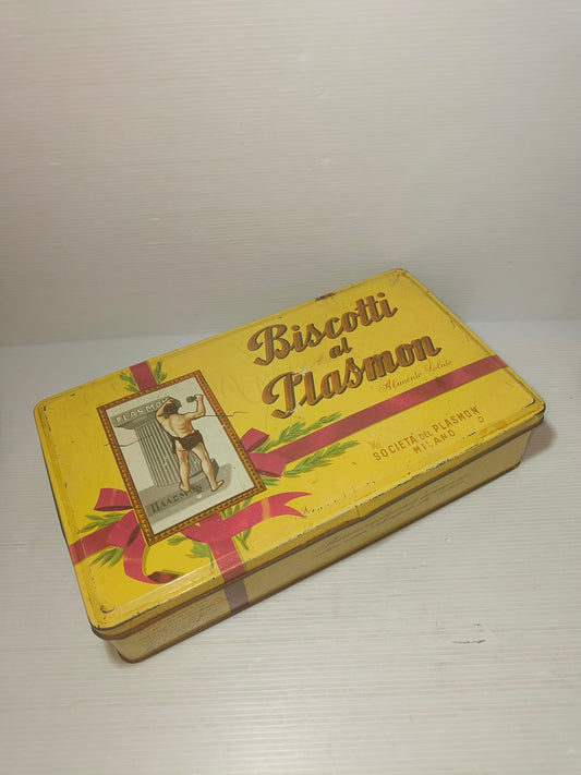 Scatola Latta Plasmon Anni 50-60