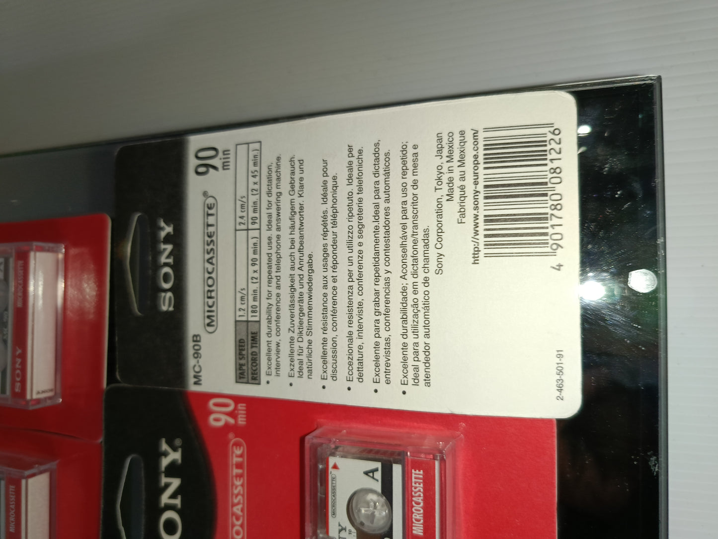 7 Microcassette Sony 90 Minuti
Modello Mc-90B sigillate