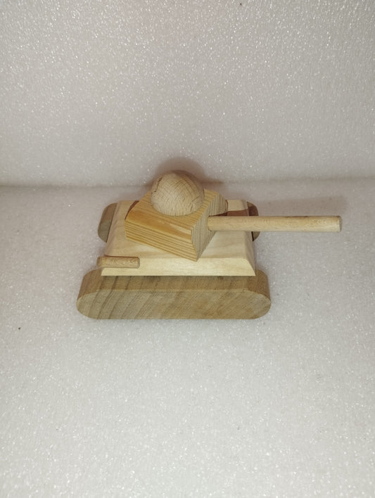Carro Armato In Legno Vintage