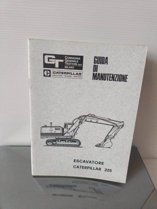 Escavatore Caterpillar 225 Guida Di Manutenzione CGT