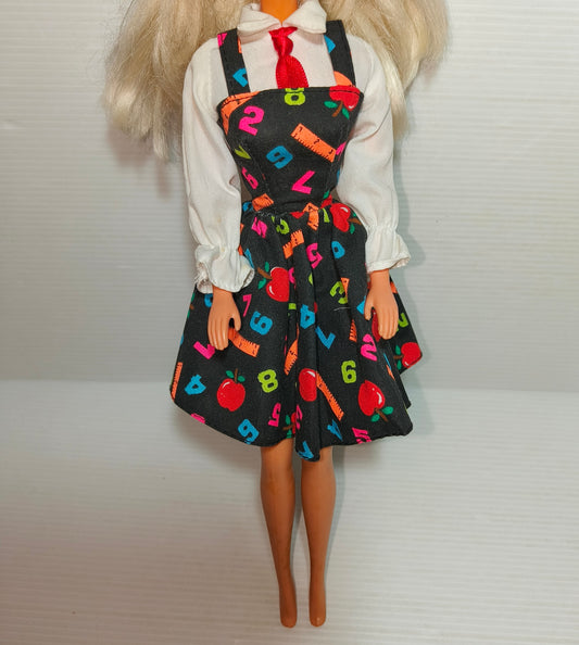 Vestito Barbie Teacher Anni 90
