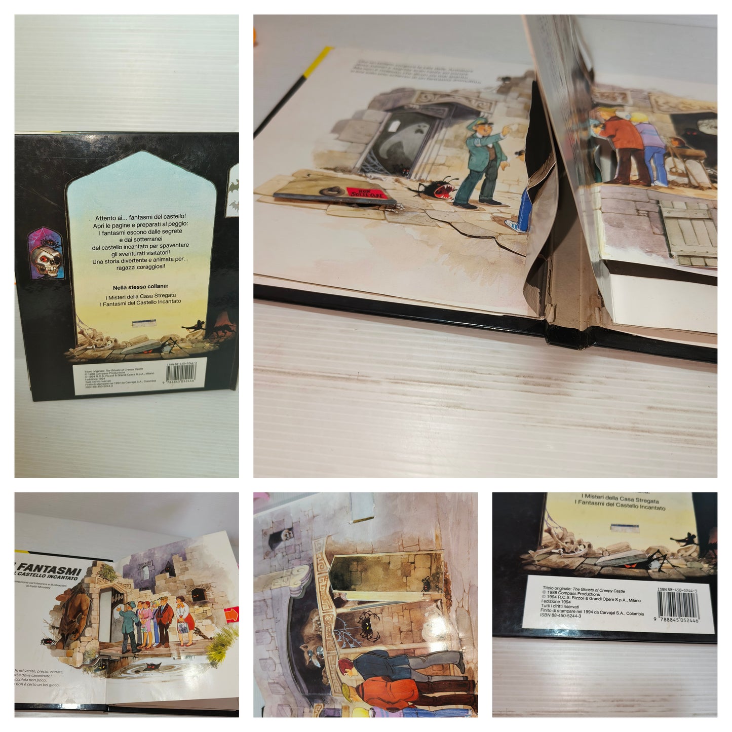 Libro Pop Up I Fantasmi Del Castello Incantato 1994
