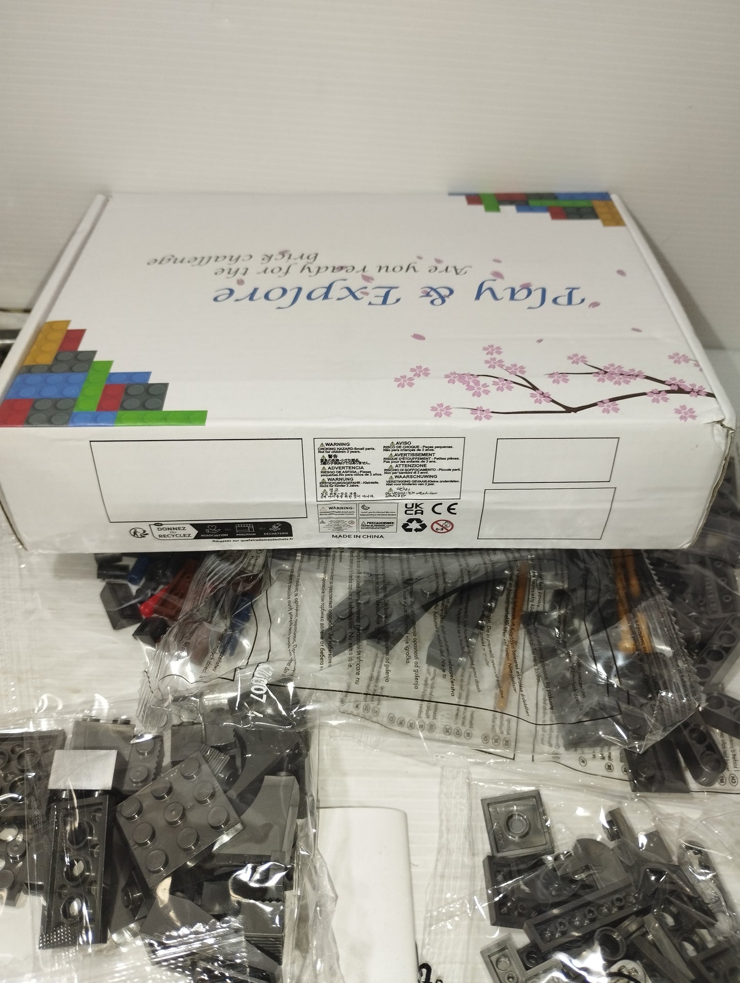 Model Bricks Play & Explorer Mattoncini Da Assemplare 333 Pezzi