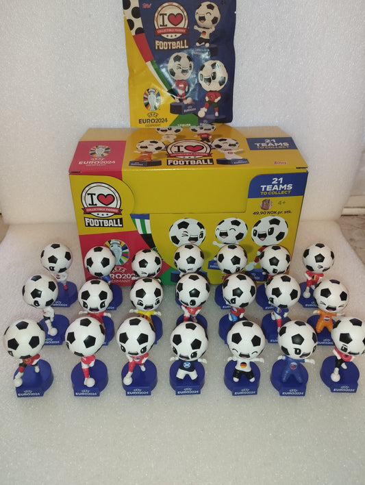Topps I Love Football Collectible Figures UEFA Euro 2024 Germany Collezione Completa