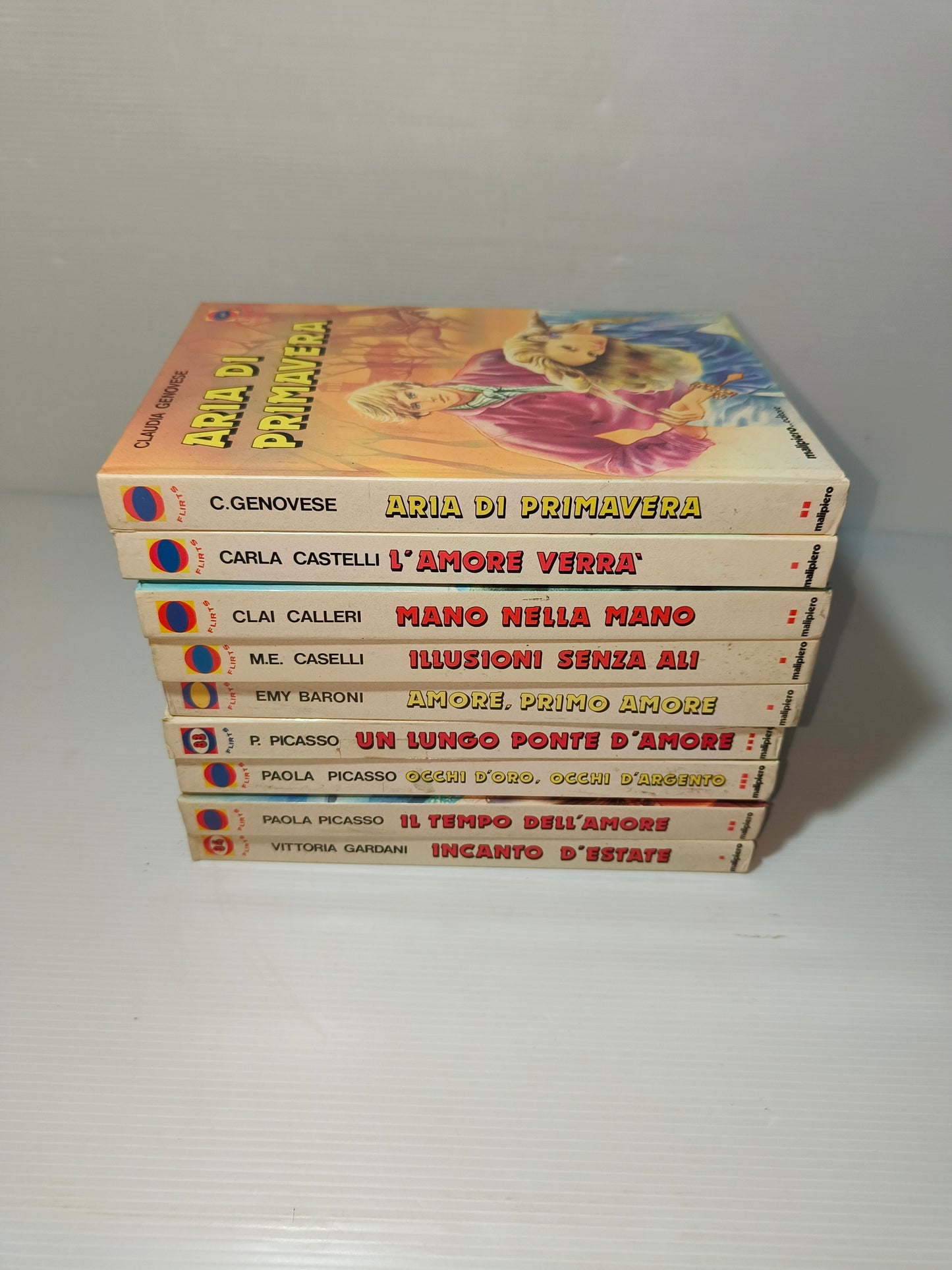 Lotto Romanzi Serie Flirts anni Brillanti anni 80