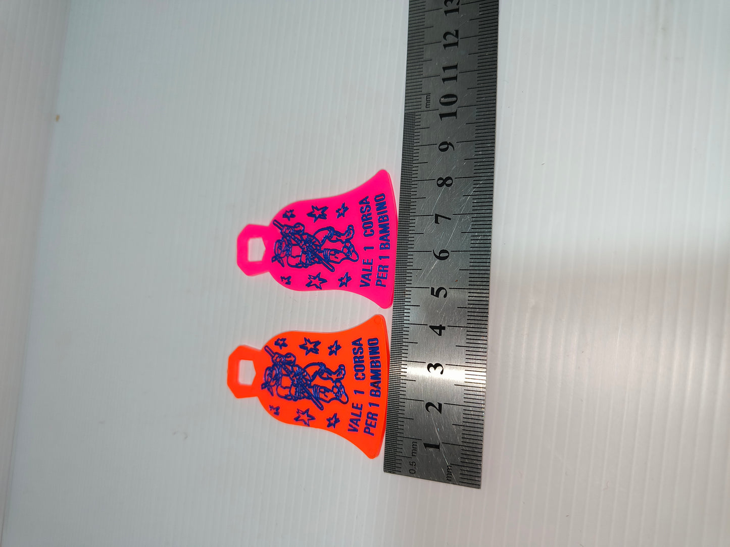 Gettoni giostre bambini vintage, LEGGI