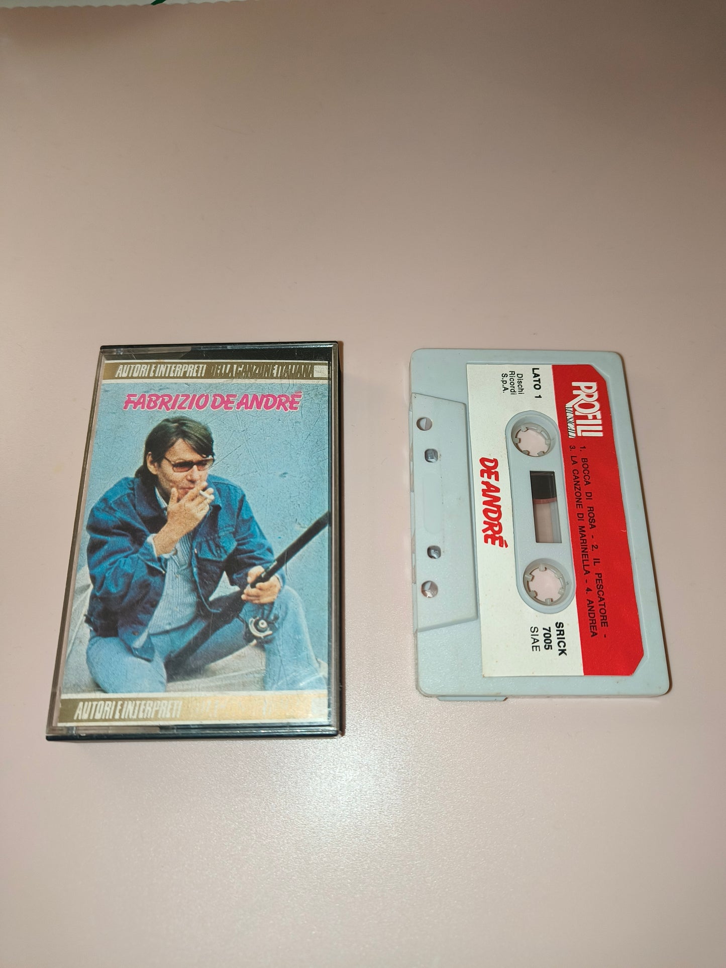 Fabrizio De Andrè Profili Musicali Musicassetta