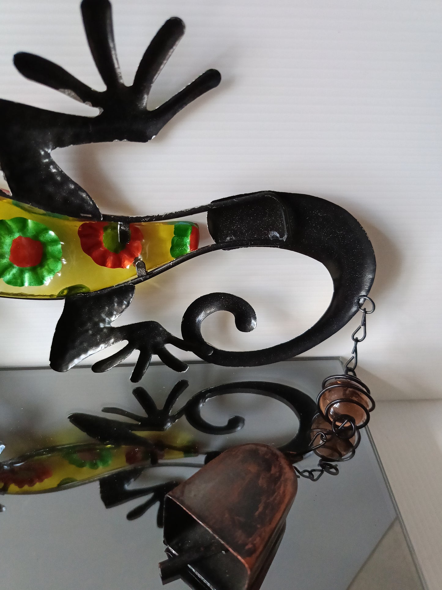 Geco Decorativo In Metallo E Vetro
Lunghezza geco 29 cm circa