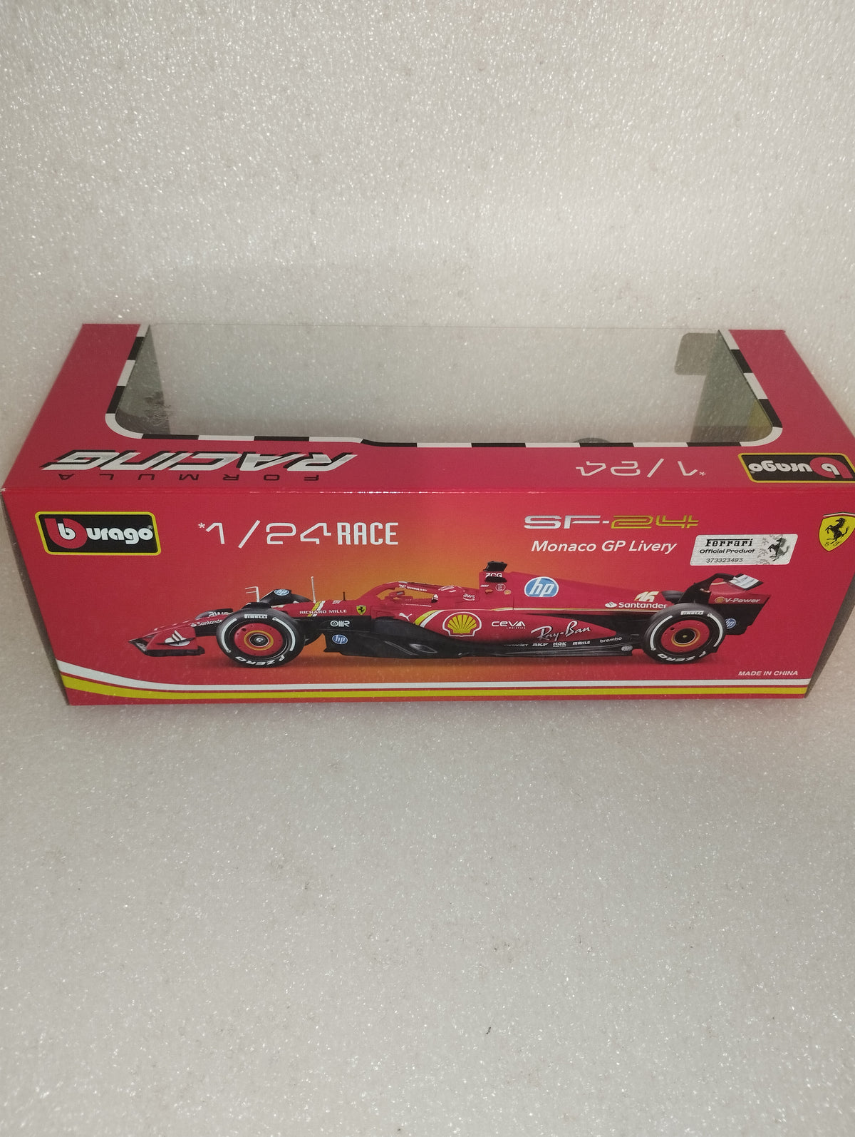 Bburago Ferrari SF-24 2024 Charles Leclerc #16 1 :24