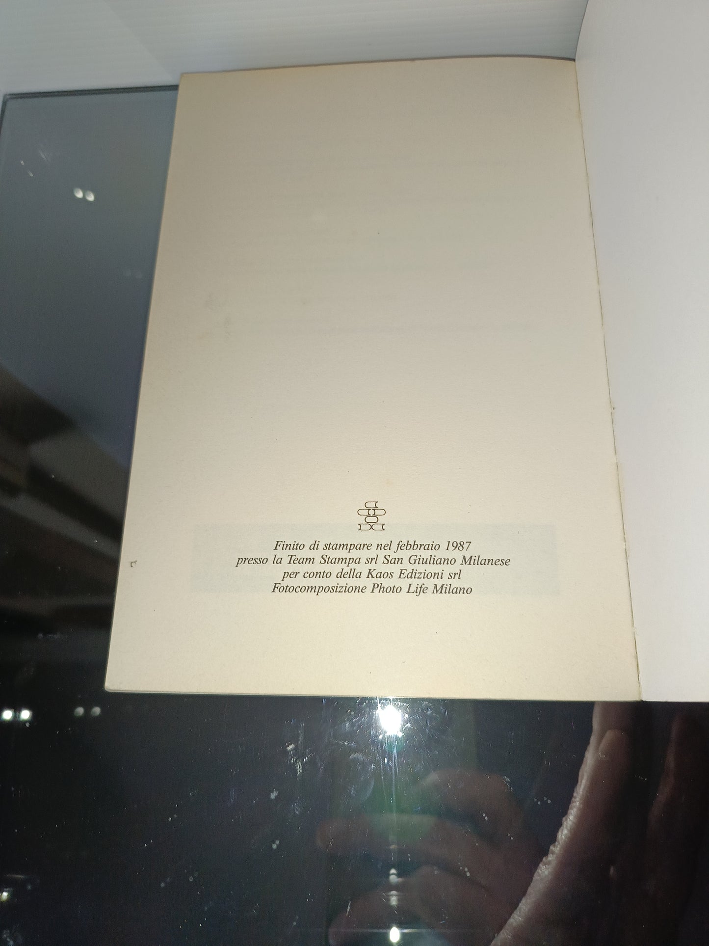 Madonna Betty Shapiro
Edito nel 1987 da Gammalibri
Prima Edizione