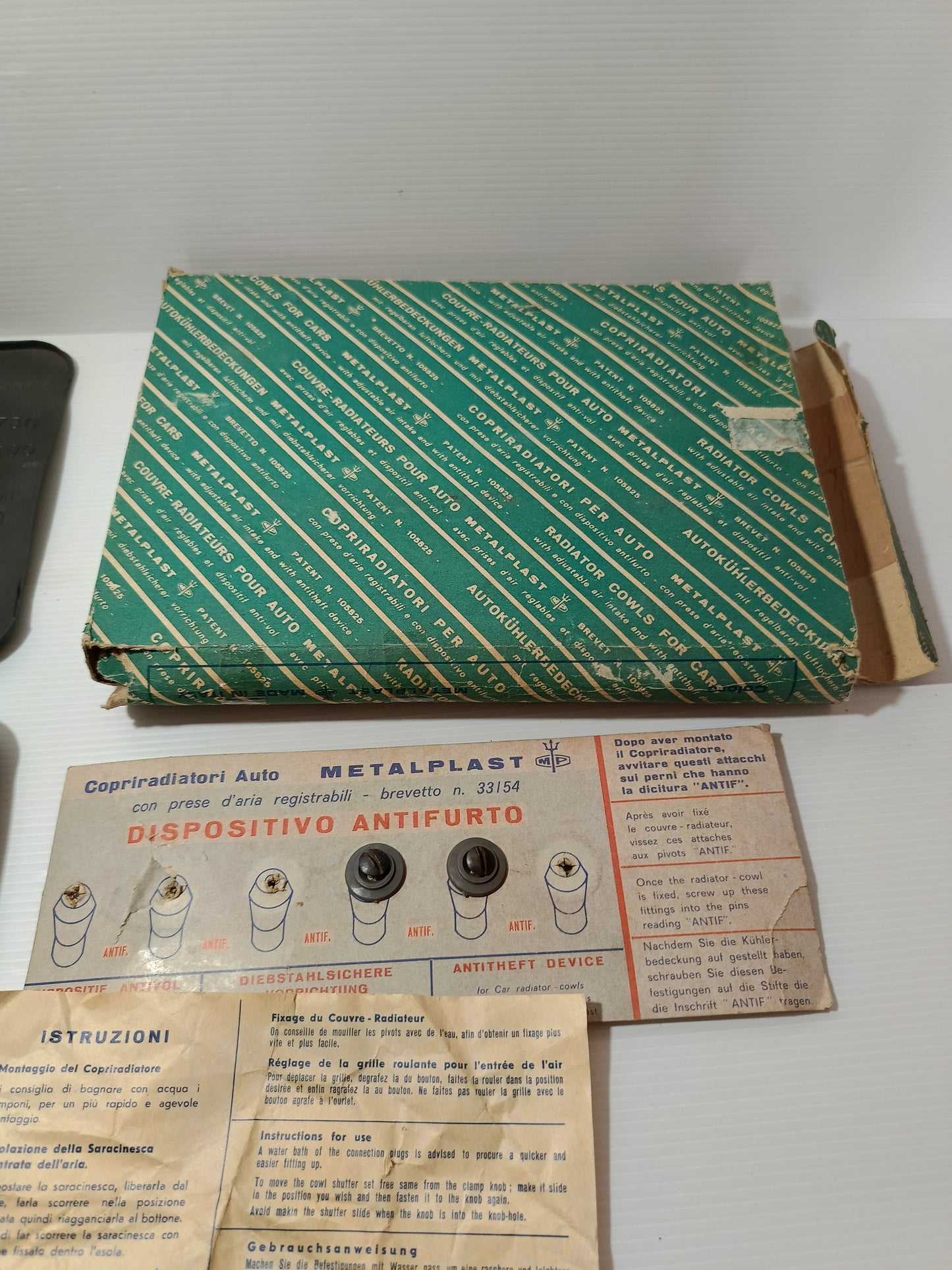 Copriradiatore Per Fiat Nuova 500 Metalplast