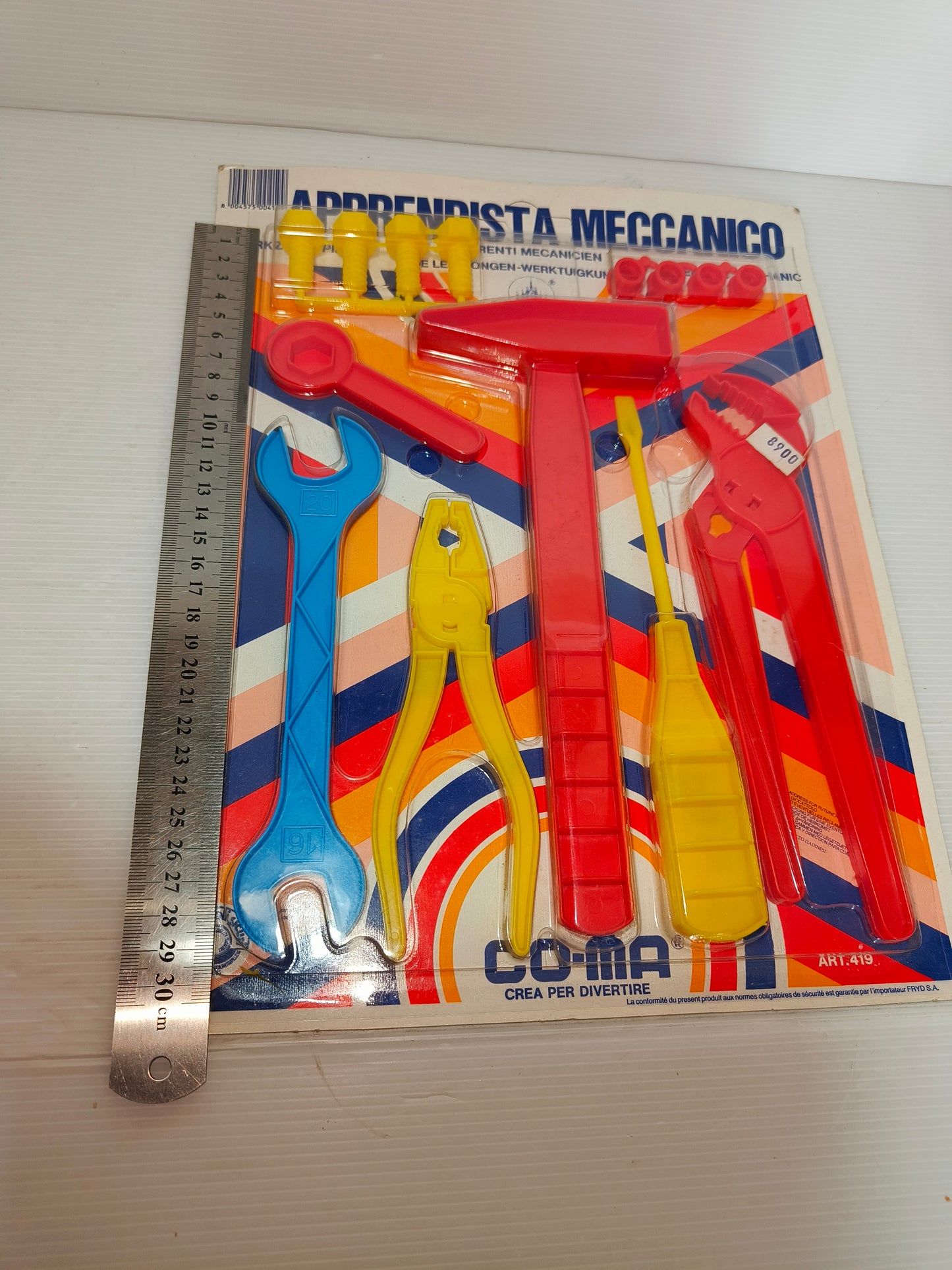 Gioco Apprendista Meccanico, Coma anni 80 LEGGI