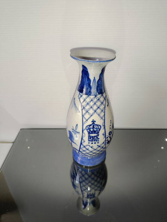 Vaso Rex Hotel In Ceramica Vintage