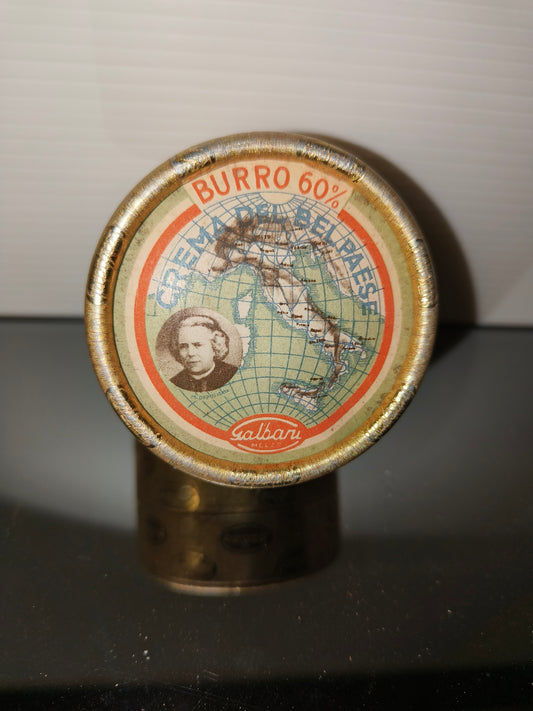 Antica scatolina Crema Del Bel Paese Galbani, LEGGI
