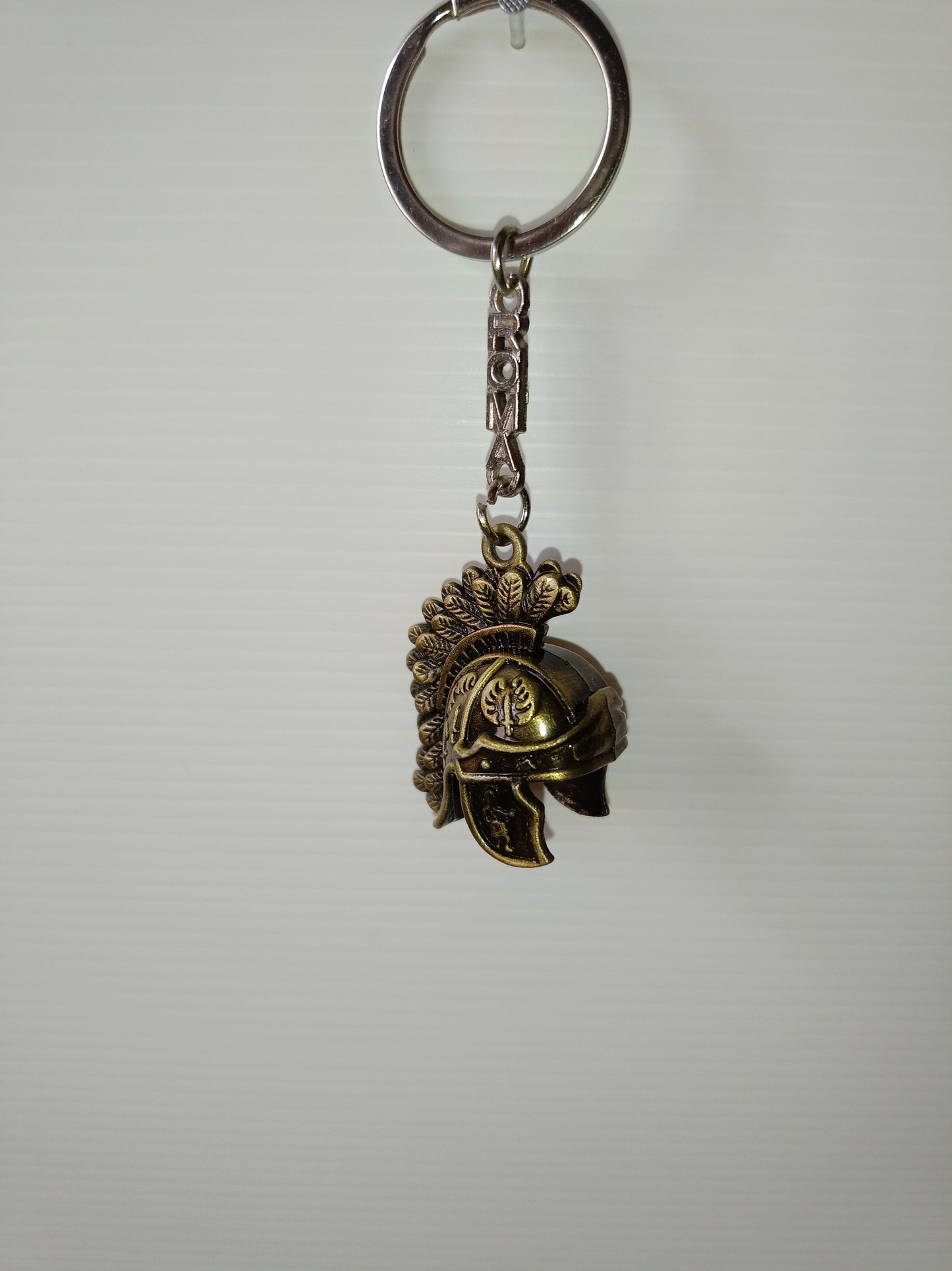 Portachiavi Elmo Soldato Romano Souvenir In Metallo