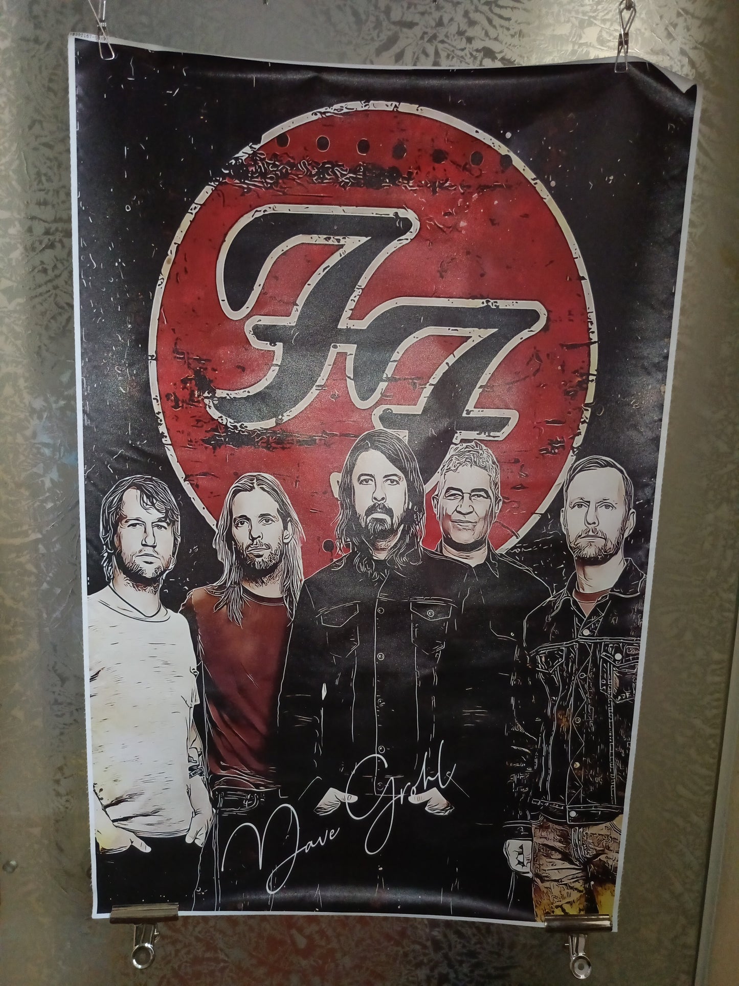 Foo Fighters Stampa Su Tela