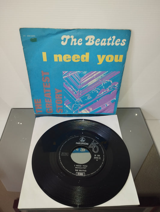 I Need You/Dizzy Miss Lizzy The Beatles 45 Giri Parlophone EMI Cod .3C 006-04455