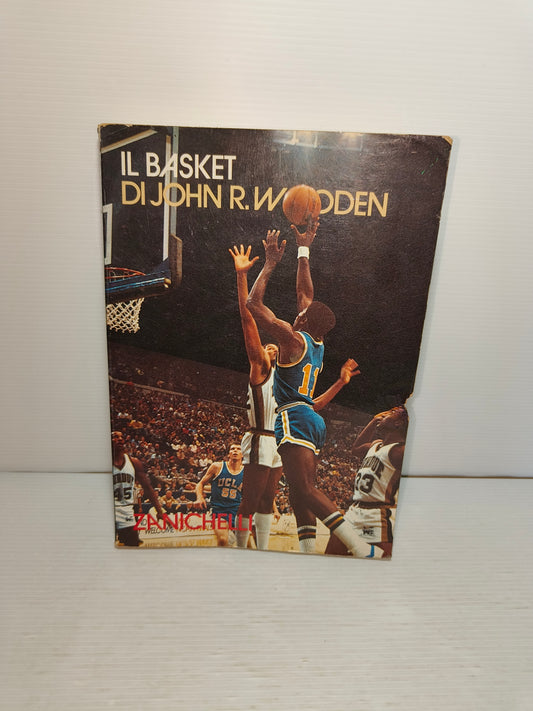 Libro Il basket di J. R. Wooden anni 80, LEGGI