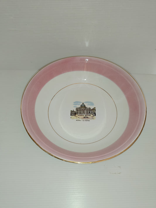 Ciotola Souvenir Roma S.Pietro In Ceramica F.A.C.
Vintage